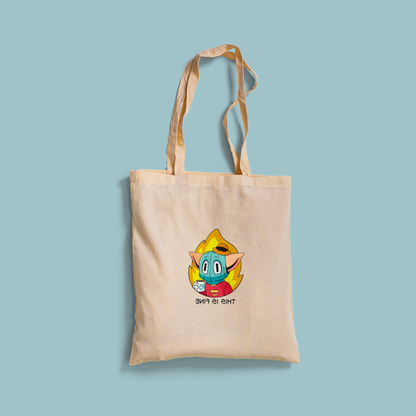 THIS IS FINE TOTE BAG RETROGOBLINS®